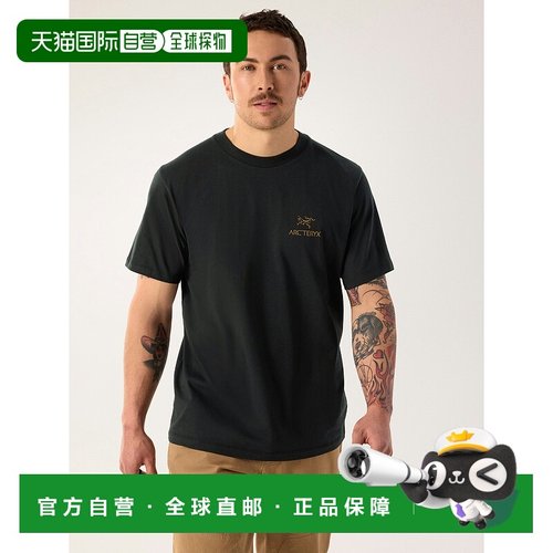 欧洲直邮Arc'teryx始祖鸟 KRAGG SL棉质鸟标短袖衬衫 男装户外