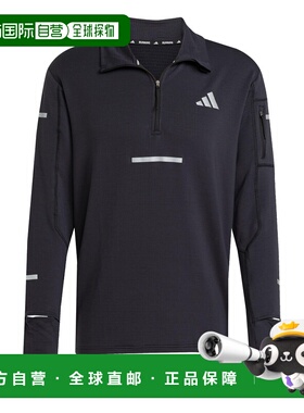 自营欧洲直邮Adidas阿迪达斯 Adi365 Warm男士黑色莱赛尔纤维跑步