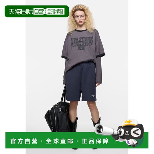 欧洲直邮ACNE STUDIOS(艾克妮) Short en molleton avec logo