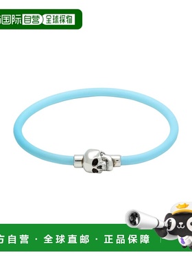 1h可退 香港直邮mcqueen 亚历山大 麦昆 男士 手链 blue蓝色 舒适