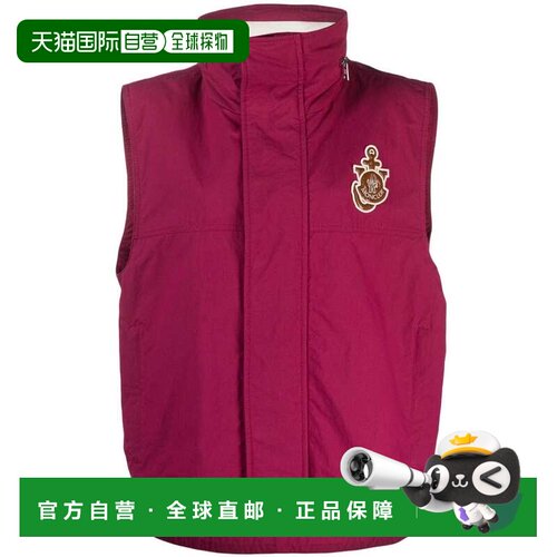 香港直邮Moncler 盟可睐 女士 MONCLER CAPSULE 紫红毛线衫 1A000