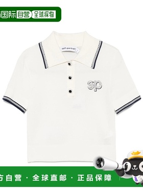 香港直邮Self-Portrait 针织 SP Polo 衫 SS25-123TAC