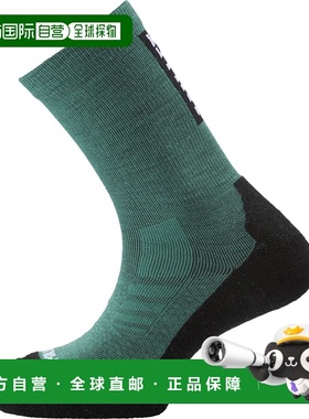 自营欧洲直邮Millet觅乐 WANAKA MID 中筒徒步袜 绿色