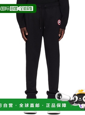香港直邮Canada Goose HURON 7402MBlackNoir运动裤卫裤休闲裤