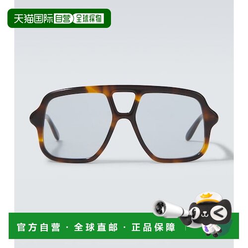 香港直邮LOEWE 罗意威 男士 窄款飞行员太阳眼镜
