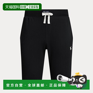 自营欧洲直邮Ralph Lauren拉夫劳伦 男士黑色棉质睡裤短裤休闲裤