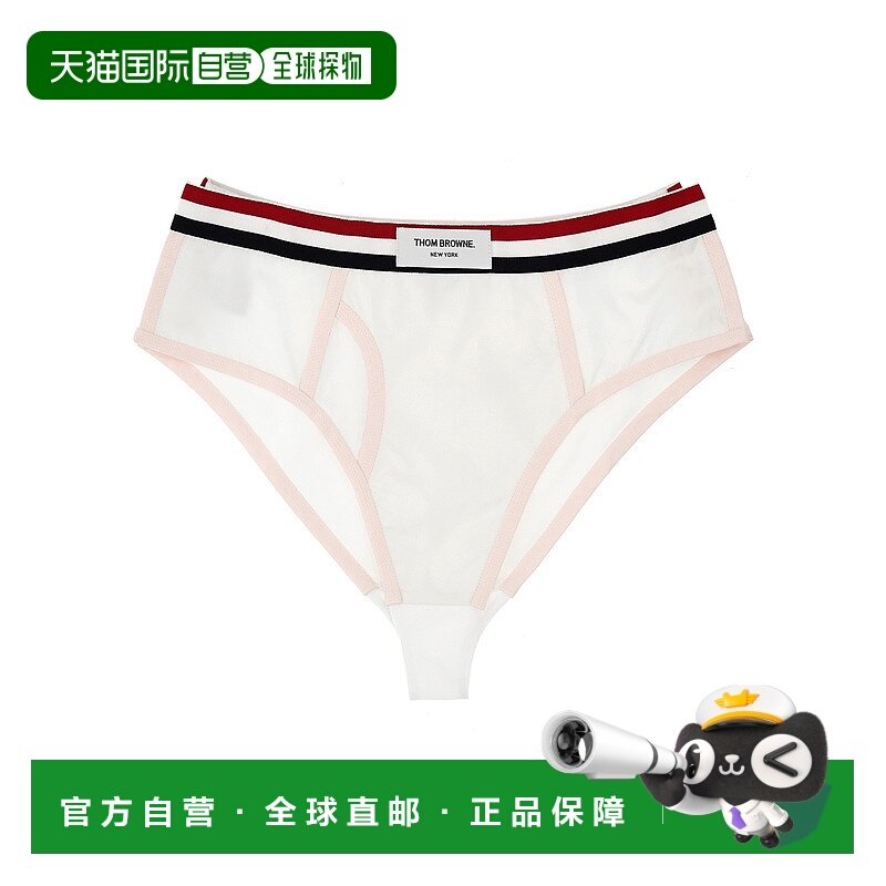 1h可退 香港直邮Thom Browne 汤姆 布朗 女士 牛津条纹腰内裤 FUU