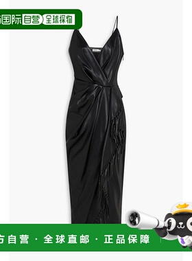 1h可退 香港直邮Simkhai 女士 Carlee 流苏中长连衣裙 5231011VBL