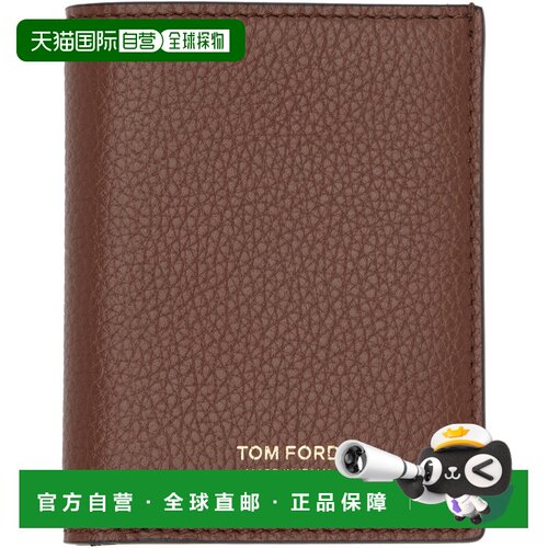 1h可退 香港直邮Tom Ford 汤姆 福特 男士 黄褐色 Grain Leather