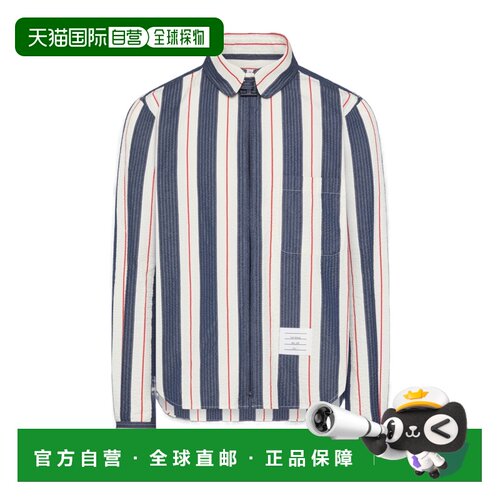 香港直邮Thom Browne 条纹长袖衬衫 MWL416AF1155
