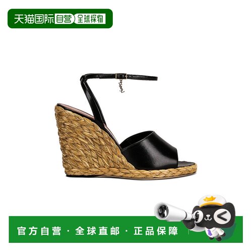 1h可退 香港直邮Saint Laurent 圣罗兰 女士 PALOMA光滑皮革麻绳