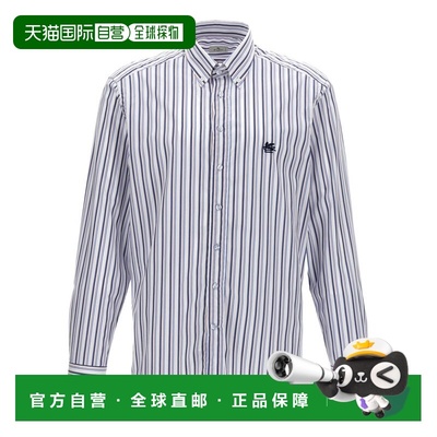 香港直邮Etro 艾特罗 男士 条纹棉质衬衫 MRIB000499TR548长袖