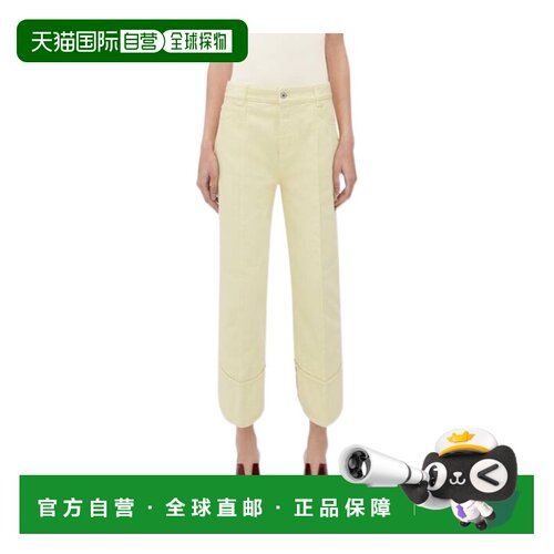 香港直邮Bottega Veneta 中腰弧形牛仔裤直筒裤 785335V33Z0