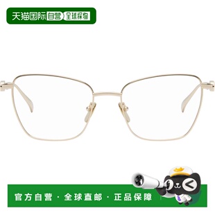 1h可退 香港直邮Gucci 古驰 女士 金色 Block Text Butterfly 眼