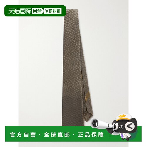 香港直邮zegna 杰尼亚 男士 8 cm 真丝提花领带 Z4C30TA41PB