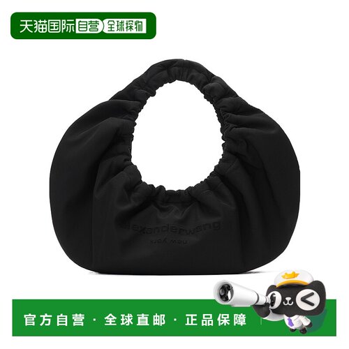 香港直邮Alexander Wang 亚历山大 王 女士 中号徽标单肩包 20224