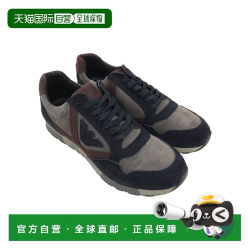 香港直邮Emporio Armani 徽标细节休闲运动鞋 X4X095XB003阿玛尼