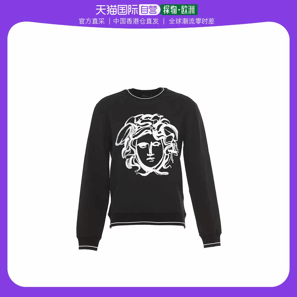 香港直邮versace 黑色印花图案卫衣 a77266a22613a99c