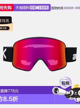 自营欧洲直邮Burton伯顿 M6男女同款黑色滑雪镜+备用镜片+MFI®面