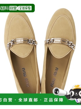 香港直邮Miu Miu 缪缪 女士 5D866D 103 F0379 平底鞋 5D866D103F