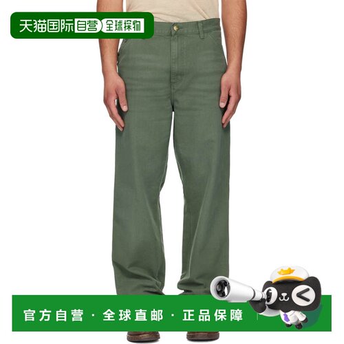 1h可退 香港直邮CARHARTT WIP 男士 卡其色 Single Knee 长裤 I03