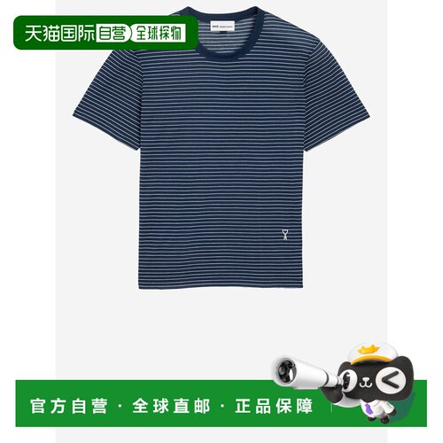 香港直邮Ami Paris 女士T恤 FTS373JE0212A044 CO 支付后1h可退