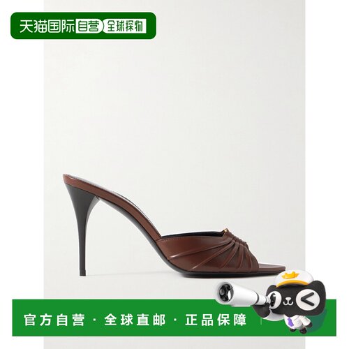 1h可退 Saint Laurent 圣罗兰 女士 Babylon 露趾穆勒鞋凉鞋拖鞋