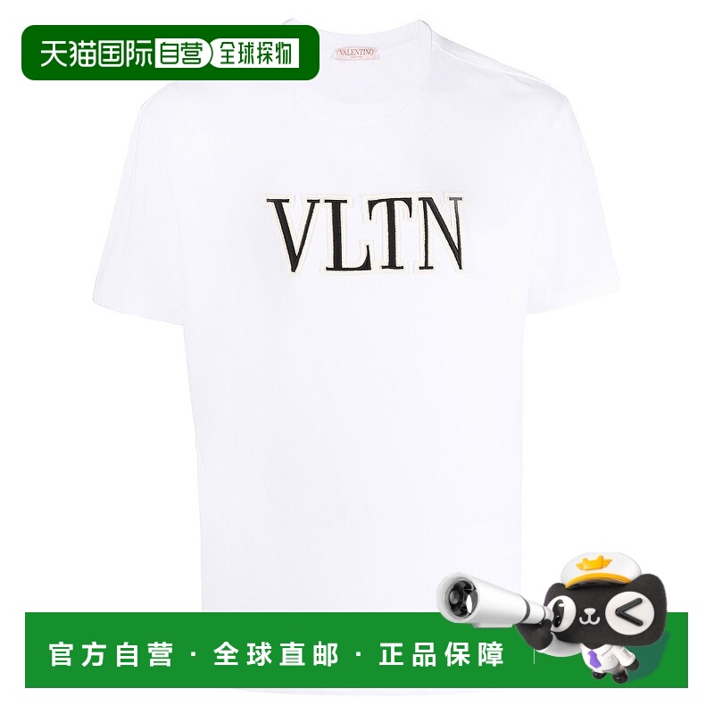 香港直邮Valentino 华伦天奴 男士 徽标圆领T恤 1V3MG10V8RB