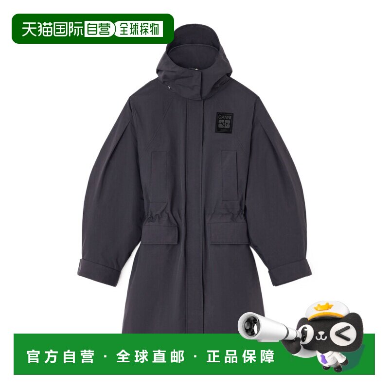 1h可退 香港直邮Ganni 三层派克大衣 W1012