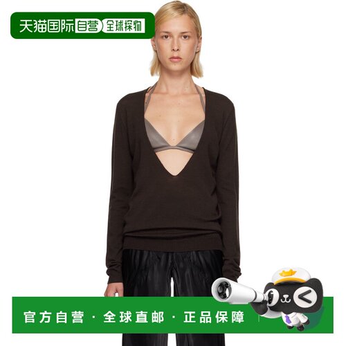 1h可退 香港直邮rick owens 瑞克 欧文斯 女士 棕色 Tower Extrem