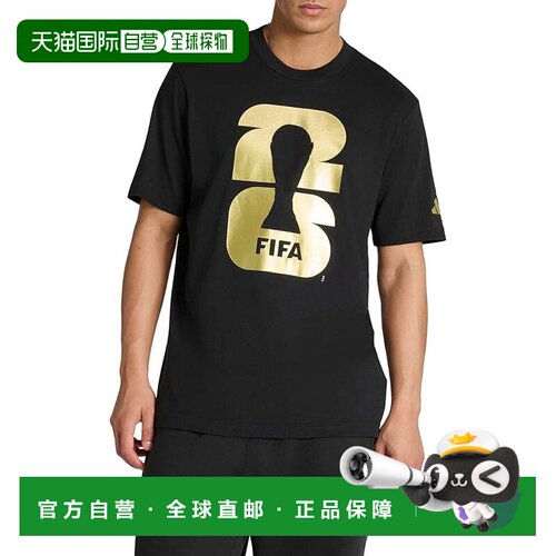 美国直邮adidas 阿迪达斯 男士 FIFA World 26™ Official 罩杯徽T