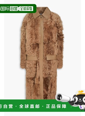 香港直邮toteme 女士 皮革边毛羊皮大衣 241WRO1064LE0041091BISC