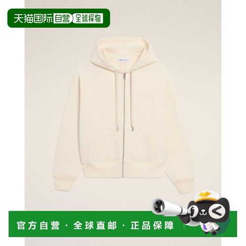 香港直邮Ami Paris 男士 H 奶油色刺绣心形运动衫 USW759747136