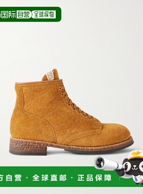 1h可退 香港直邮Visvim 维斯维木 男士 Brigadier 民族风绒面革绑