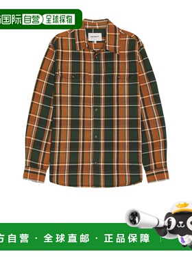 1h可退 香港直邮CARHARTT WIP 男士 Hobart 长袖衬衫 I033820