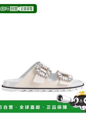 香港直邮Roger Vivier Slidy Viv  平底拖鞋凉鞋 RVW45818820BSS