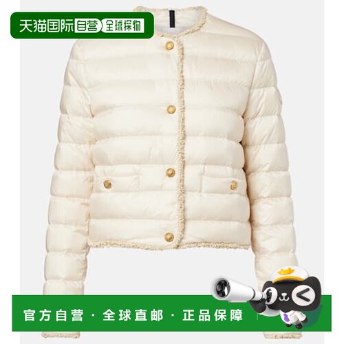 1h可退 香港直邮Moncler 盟可睐 女士 Fleurs 绗缝羽绒夹克
