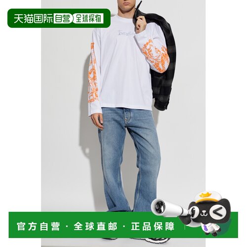 香港直邮OFF-WHITE 男士T恤长袖 AW2026 44MAB09CF26J006100