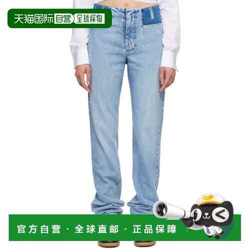 香港直邮Maison Margiela 马丁 马吉拉 女士 蓝色 Two Tone 牛仔