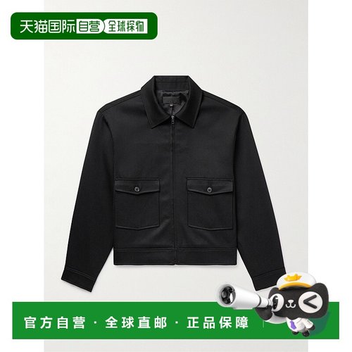 1h可退 香港直邮NILI LOTAN 男士 Matias Virgin 羊毛/斜纹布夹克