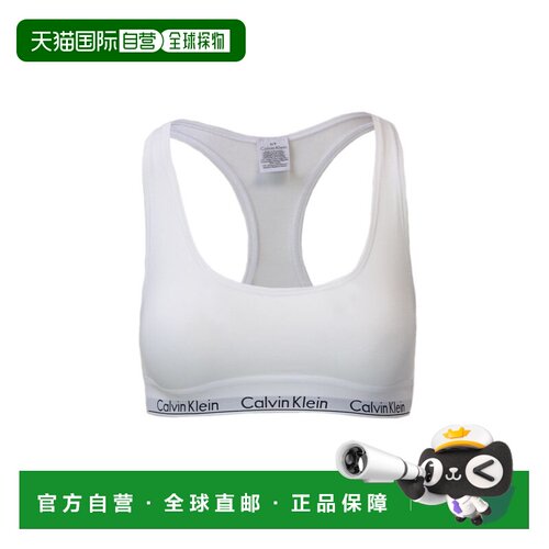 香港直邮CALVIN KLEIN 女士T恤 F3785E100 AW2025 白色 F3785E
