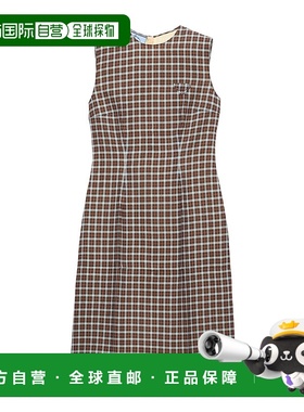 香港直邮Prada 圆领连衣裙 P3O78173NSOOO真丝