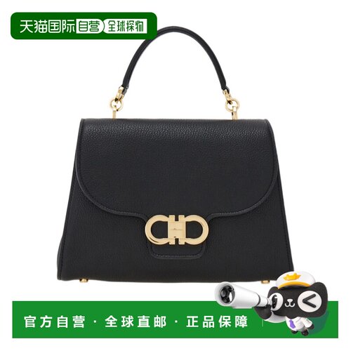 Salvatore Ferragamo Double Gancini 小号手提包 21A681
