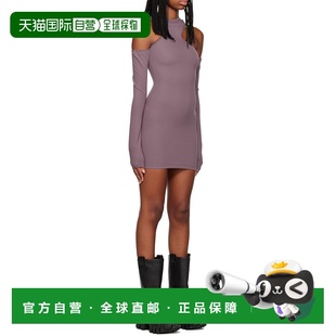 OWDB399F22JER001 徽标不对称迷你连身裙 香港直邮Off White