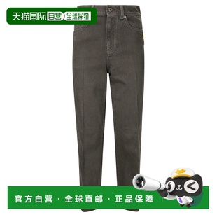 1h可退 香港直邮J.W. Anderson 女士 棕色 Contrast Turn-Up 牛仔