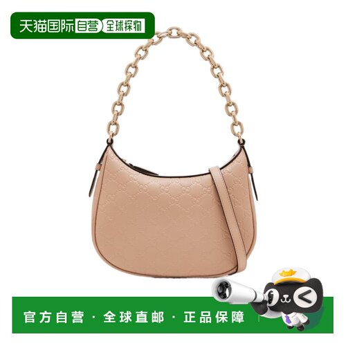 1h可退 香港直邮Gucci GG Emblem 中号单肩包 815409AAFDV斜挎包