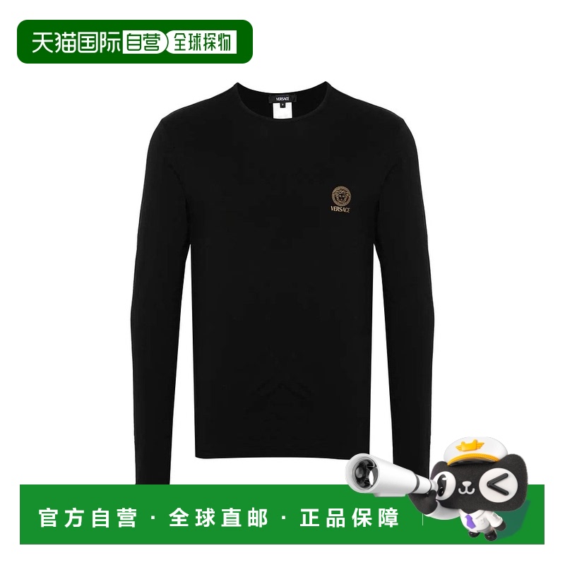 1h可退 欧洲直邮VERSACE 男士T恤AUU010071A10011A1008范思哲