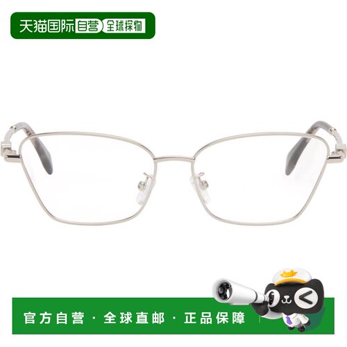 香港直邮Fendi 芬迪 女士 银色 graphy 眼镜 FE50141U54016SHINYP