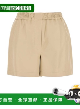 1h可退 香港直邮LOEWE 罗意威 女士 沙色皮革短裤 S359Y1OL03VANI