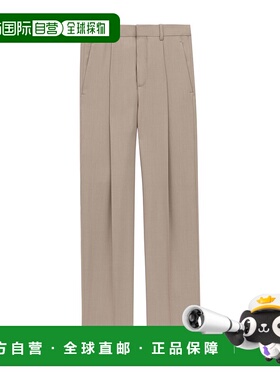 香港直邮Saint Laurent 腰带环休闲裤 821899Y3K42牛仔裤阔腿裤